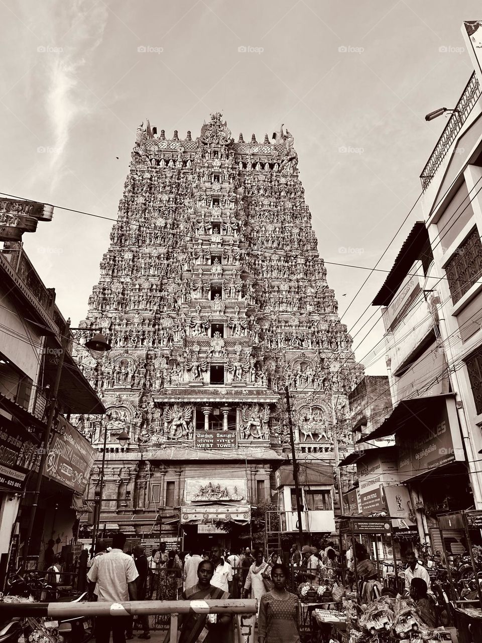 Vintage style photography - ancient temple 