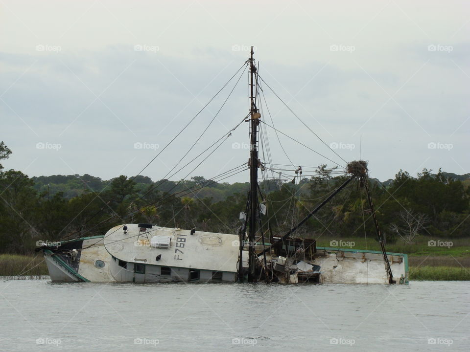 Abandoned Shrimp Boat 2008