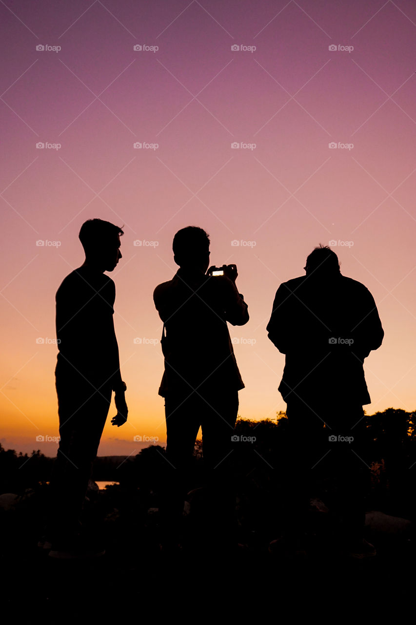 Sunset hunter, trying to capture the amazing gradient sky.