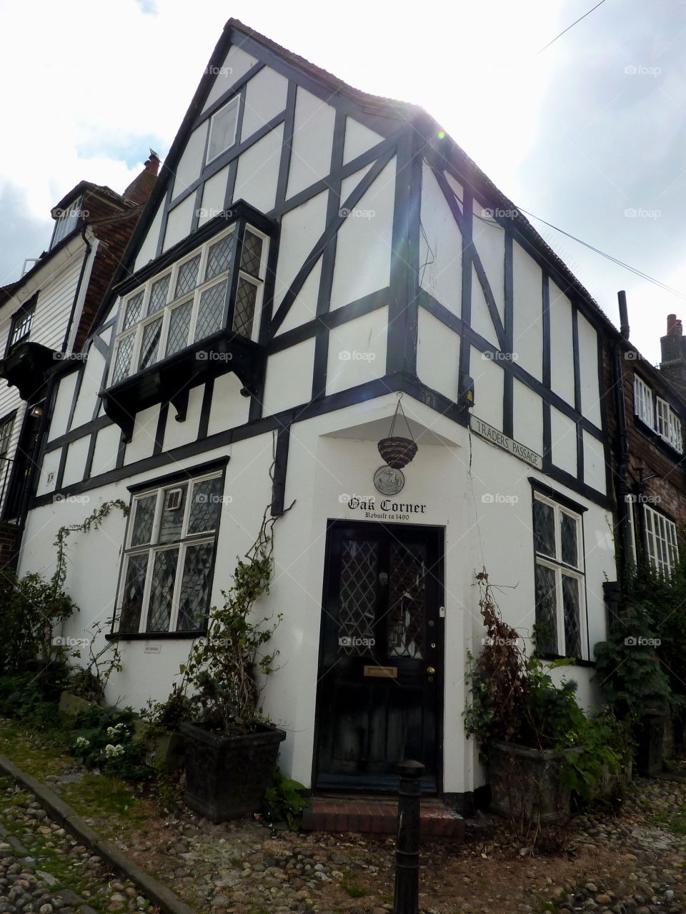 Rebuilt in 1490, one of the oldest inhabited houses in the UK