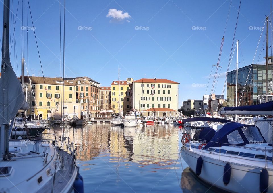 Savona.Old port