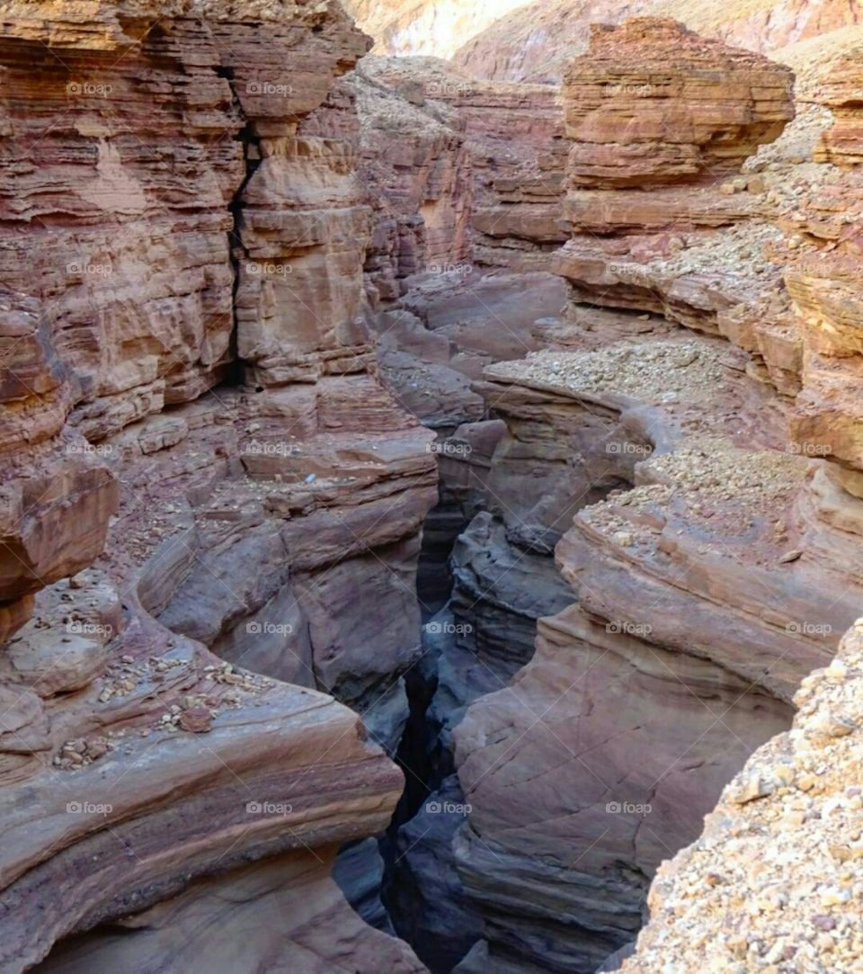 Eilat, Israel, Red Canyon.