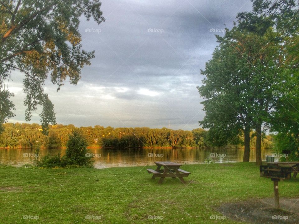 Picnic by the River