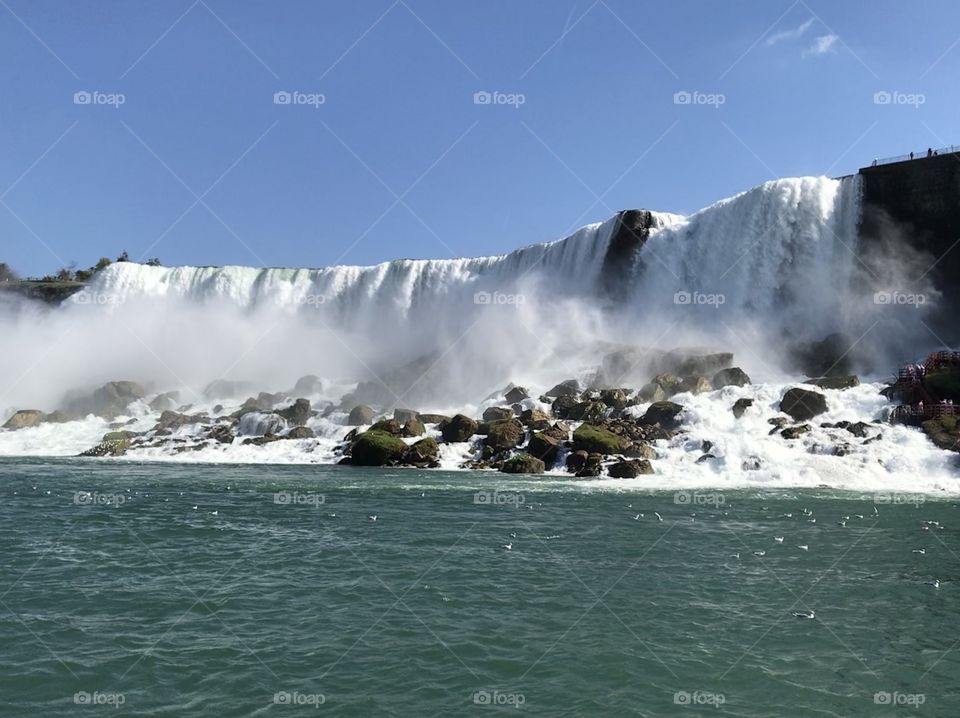 Niagara on the rocks