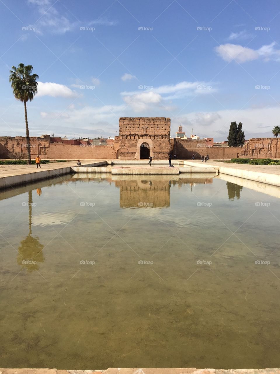 A view of Bahia Palace, Marrakech 