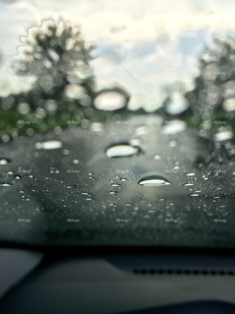 Windshield water