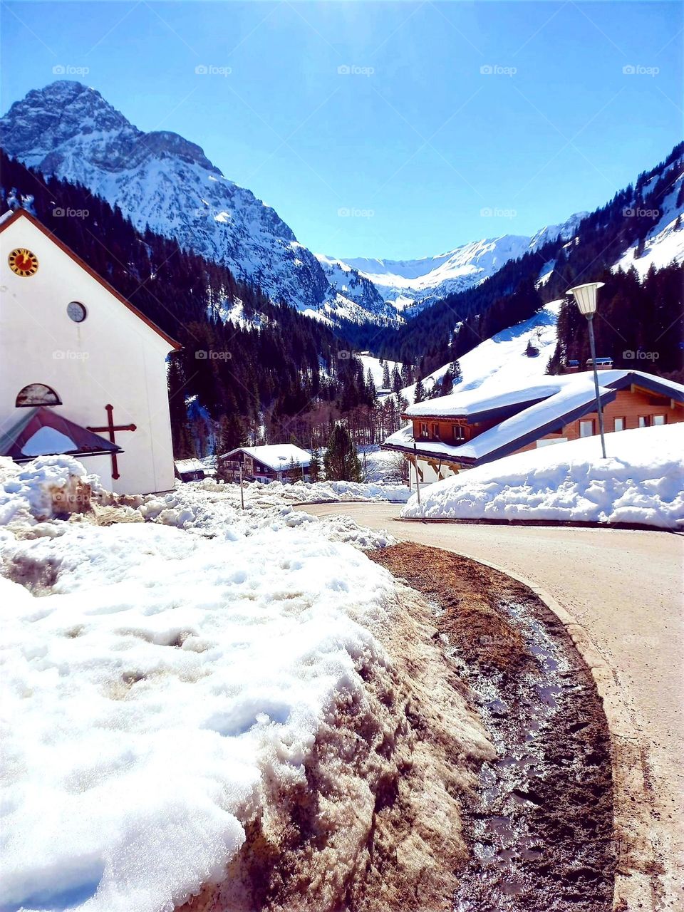 Village in Austrian Alps