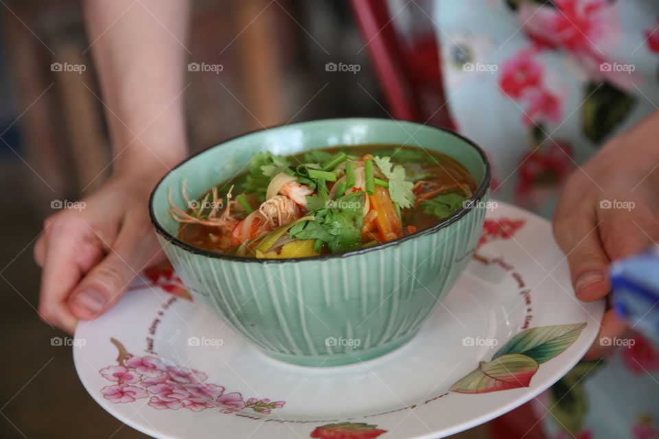 Tom yum kung in Thailand