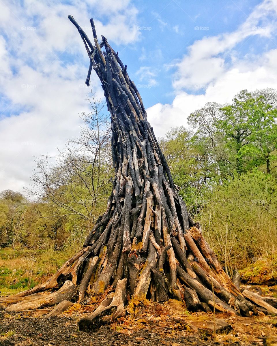 Artistic Fire Wood in Cornwall.