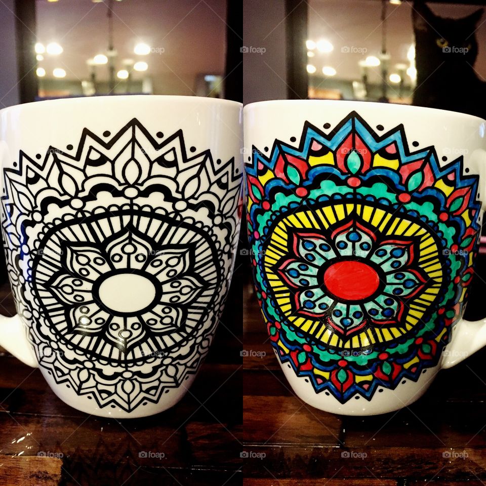 Coloring mug