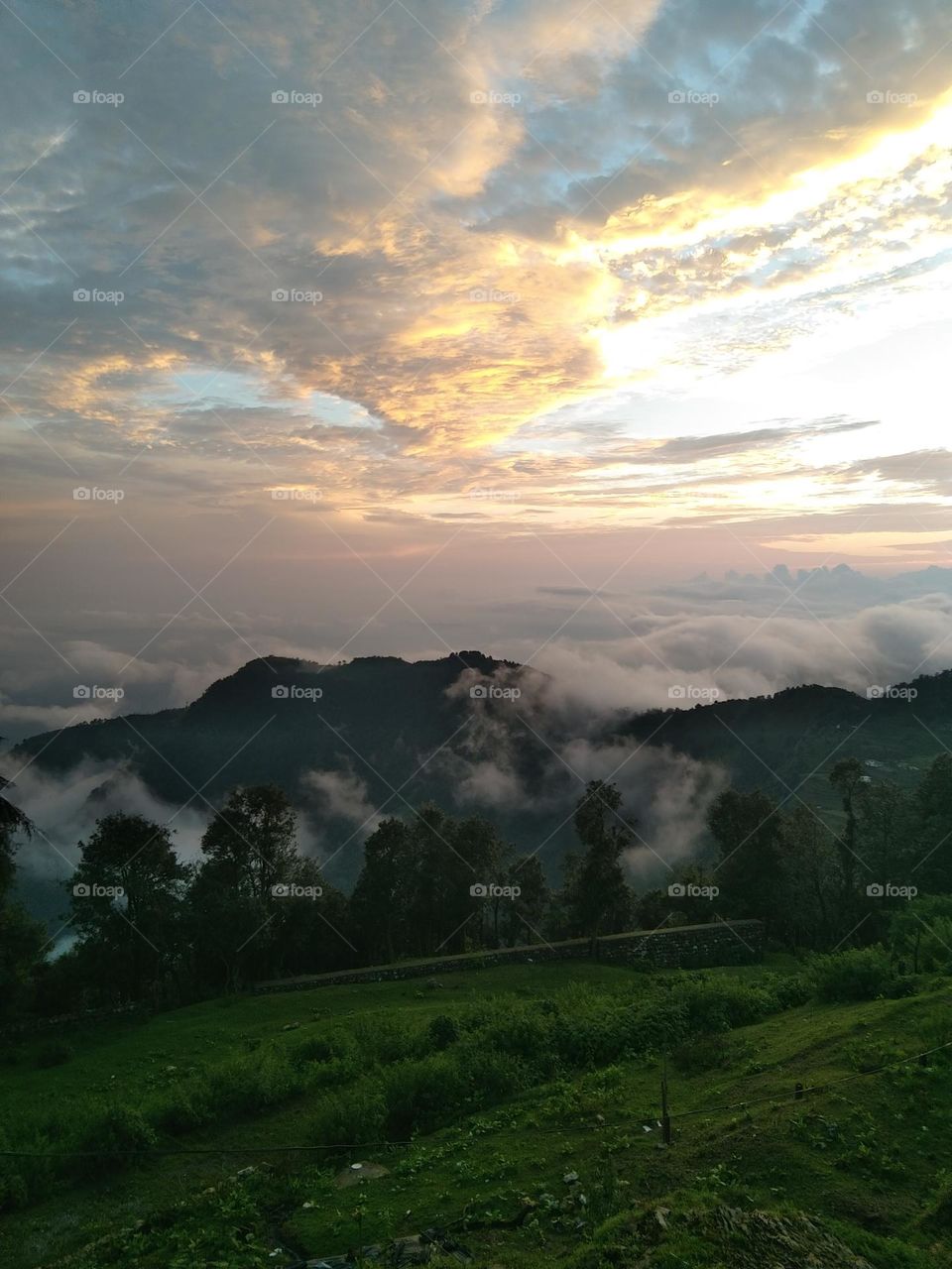 This is the color of clouds in our Mussoorie