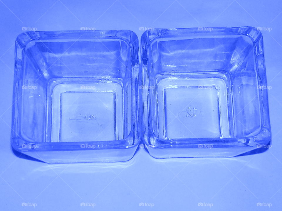 Two Glass Containers