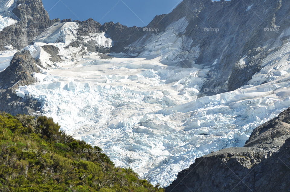 Glacier,  Mount Cook