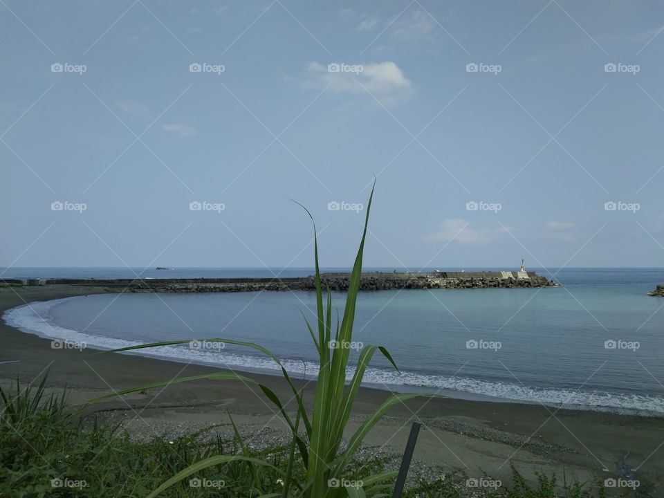 a beautiful seaside that has a serenity of life