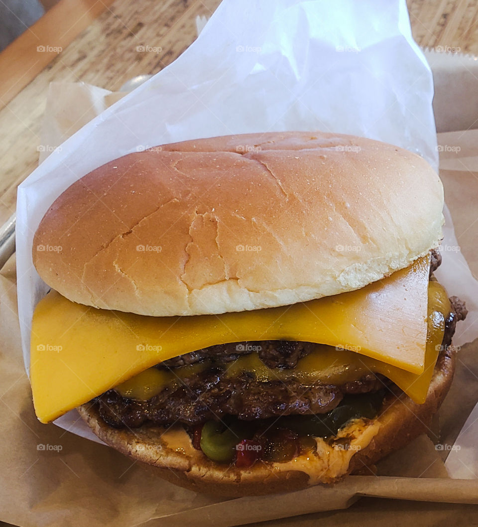 Jalapenos are a must on a burger.