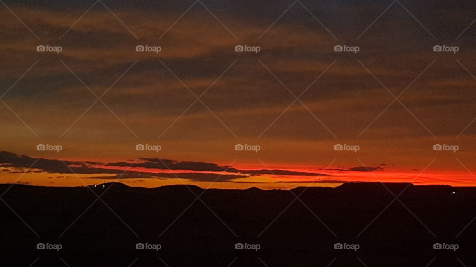 coober pedy sunset south Australia