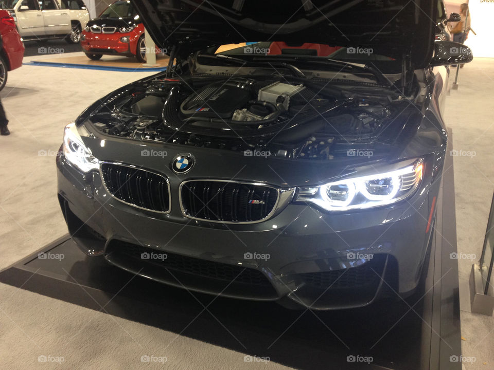 Bmw m4. Bmw m4 at miami car show