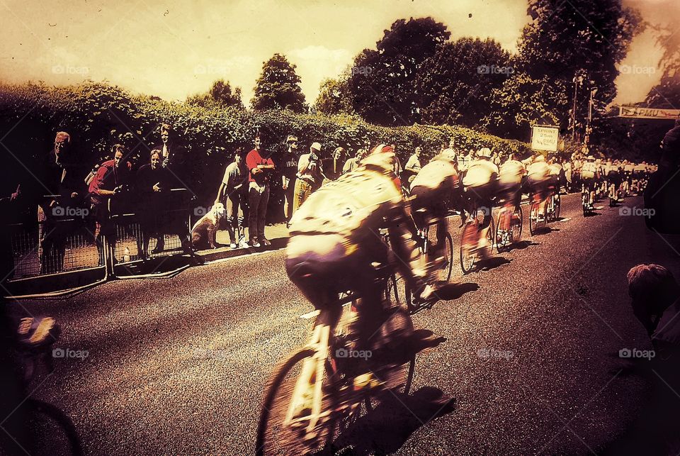 Cycling. Vintage Tour de France 