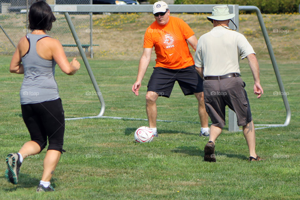 Staying in shape playing soccer! My youngest daughter’s soccer camp involved a parent/child game at the end of the camp. The kids all played a different country & it just happened to be Netherlands, my husbands family’s home country! 🇳🇱