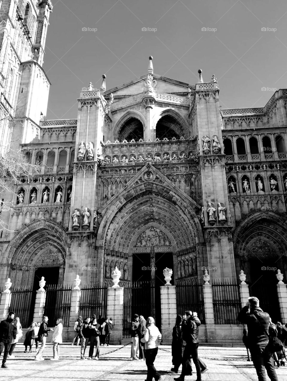 Santa Iglesia Catedral Primada, building in Toledo, Spain Madrid, beautiful architecture and design in its structure