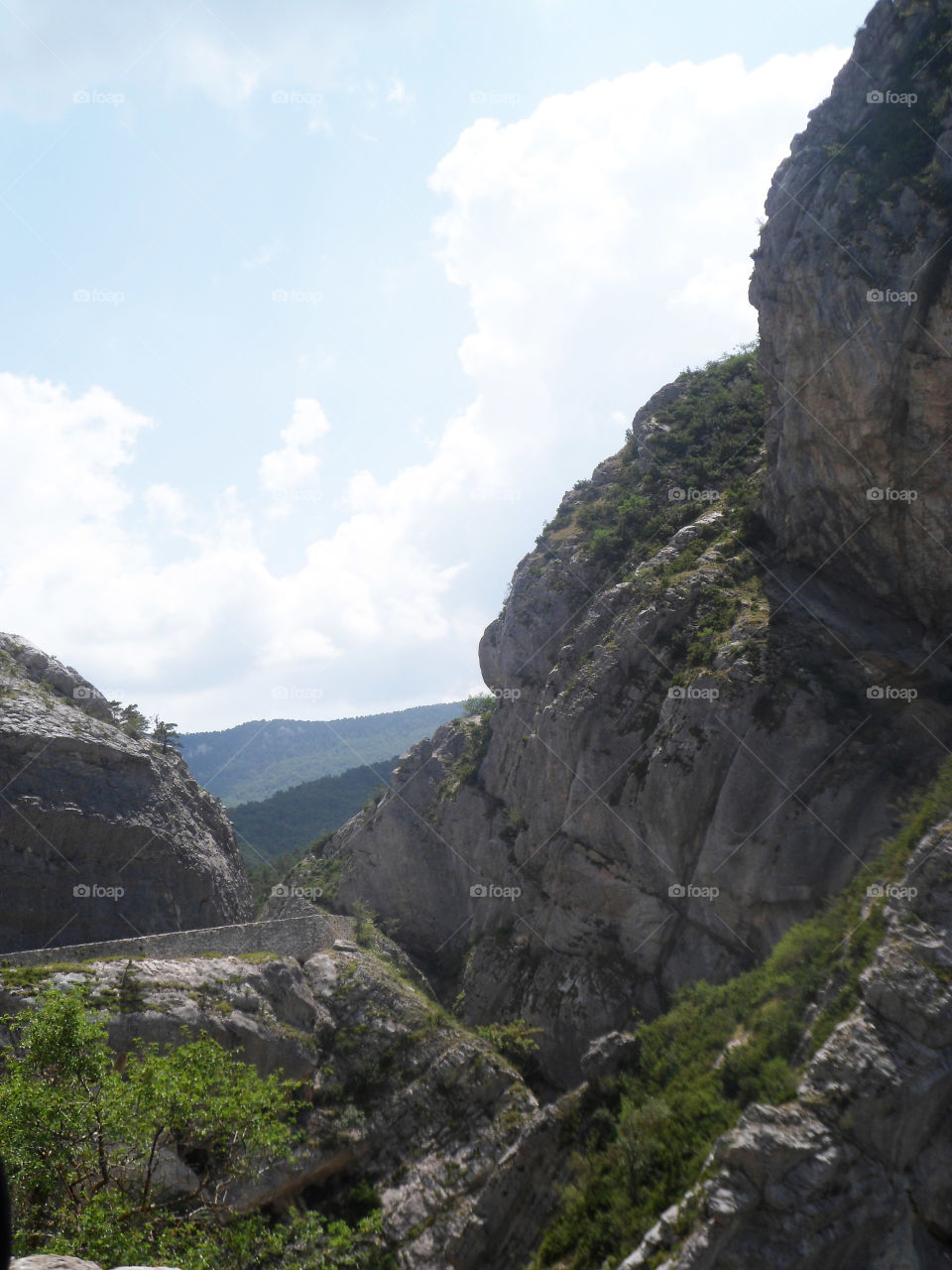 Rock in Verdon in France