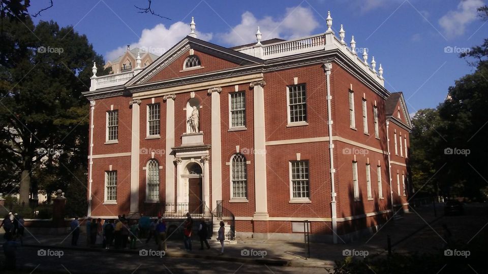 Philosophical Society Library and Museum,Founded by Benjamin Franklin 1743,Philadelphia Pa.