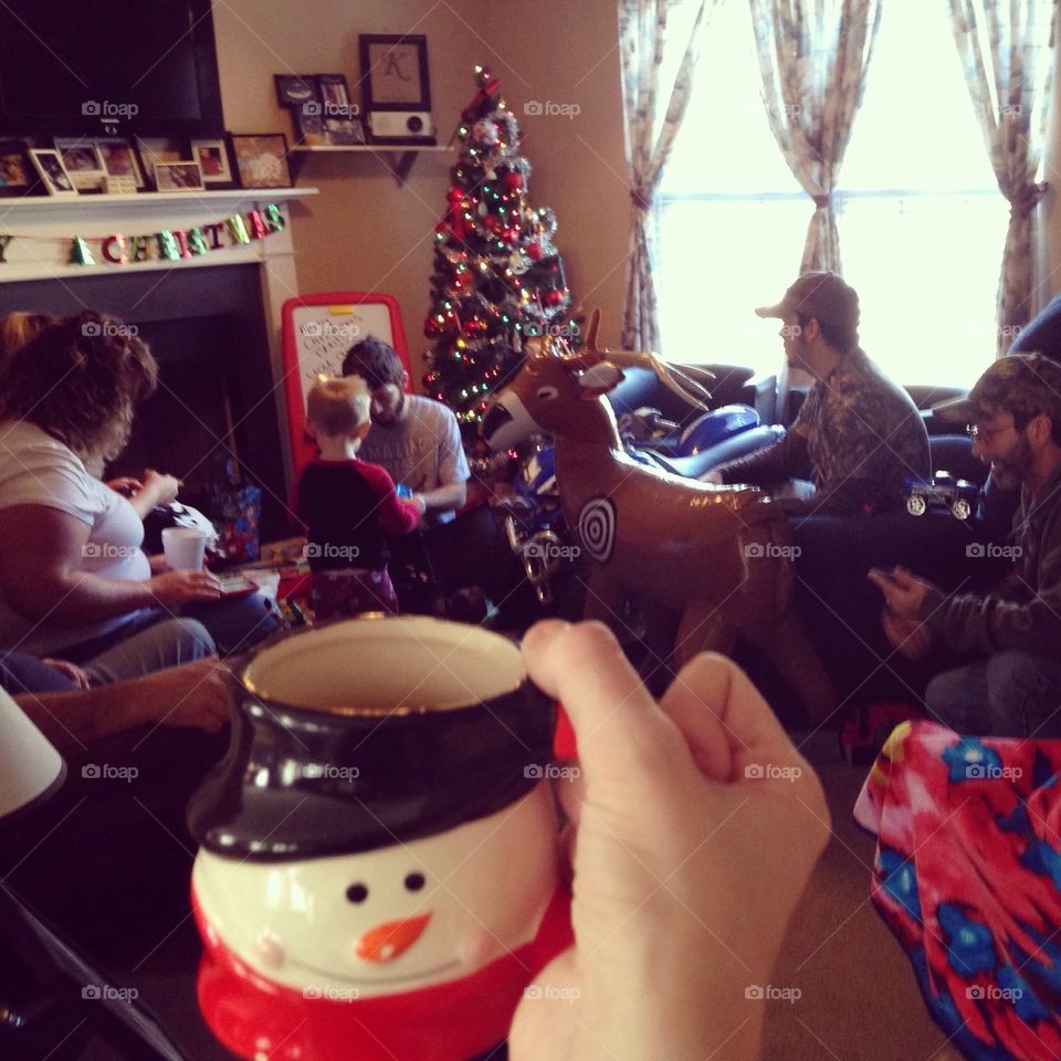 Good morning Christmas with family 