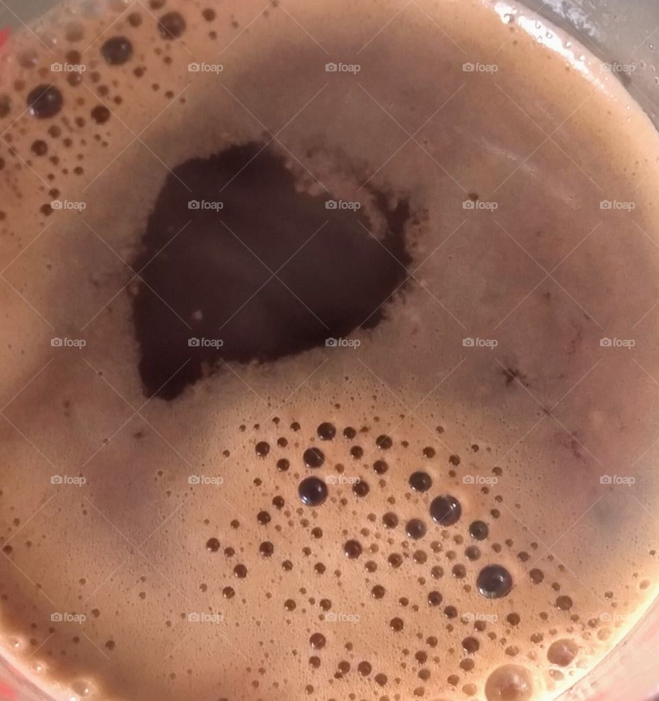 Coffee with heart