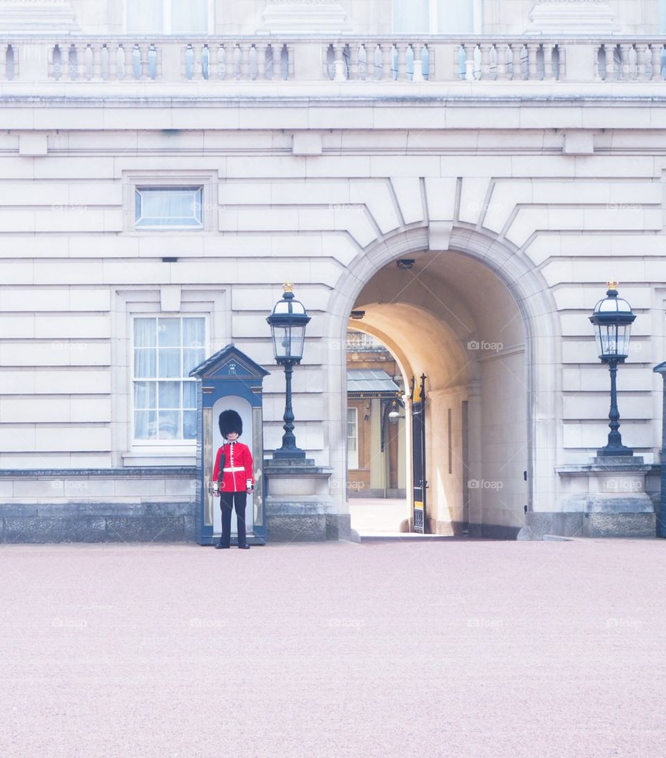 Soldier at Buckingham Palace