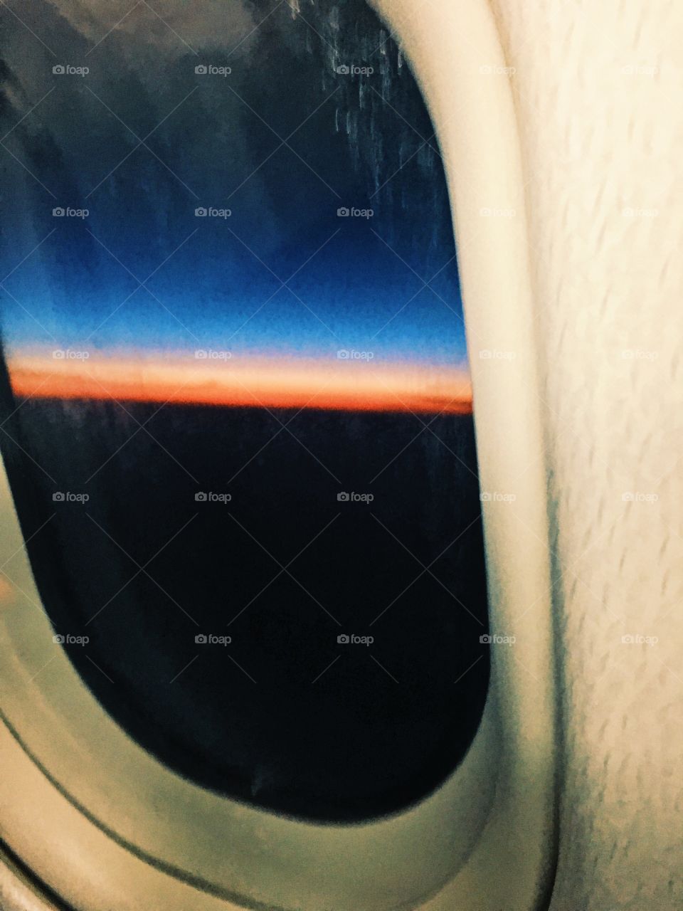 Airplane sky sunrise 