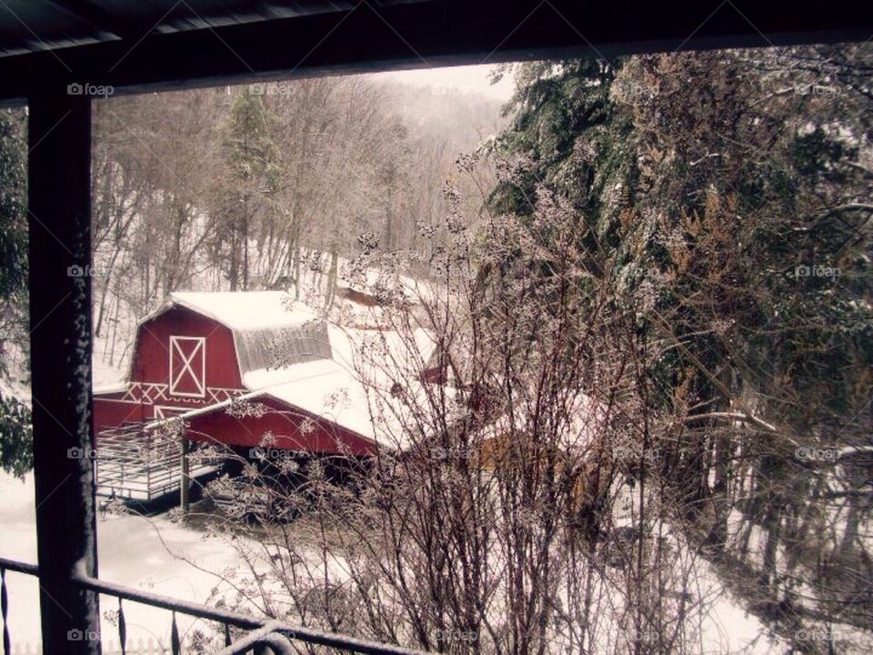Snow barn 