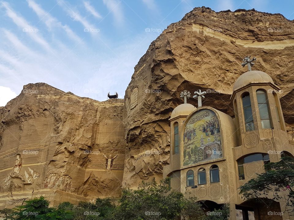 St. Simon Church or the Cave Church in Cairo, Egypt