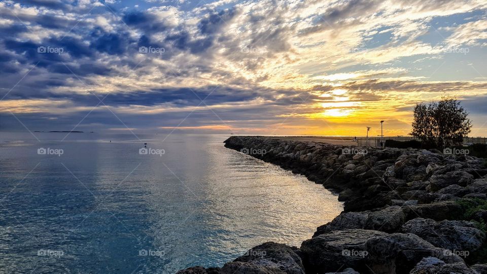 The beauty of a coastal sunset!