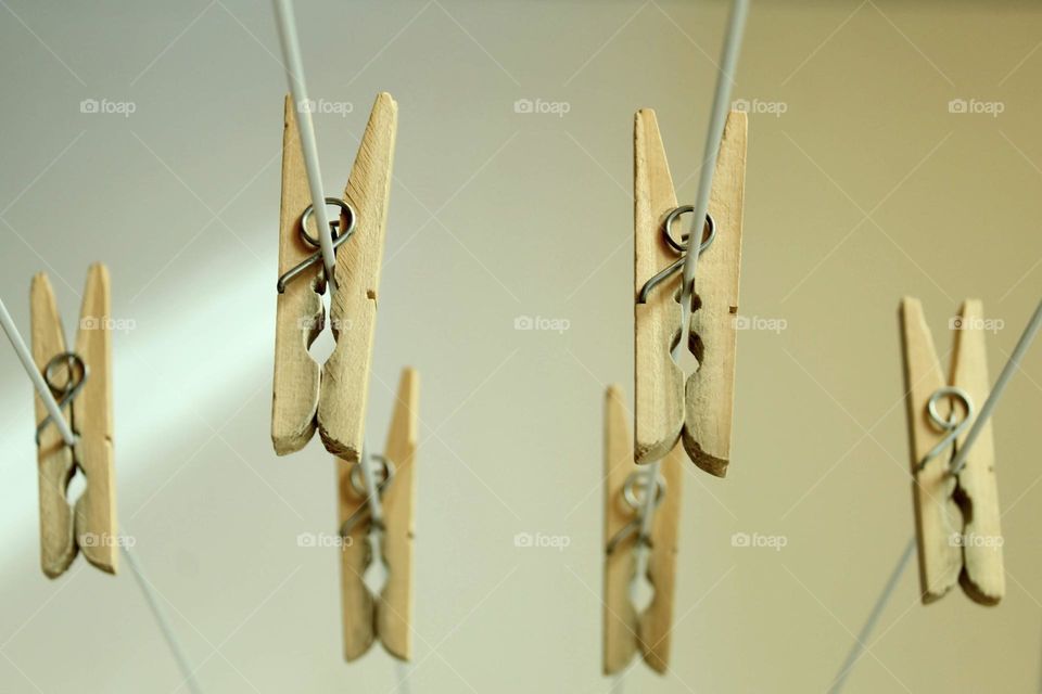 wooden clothespins