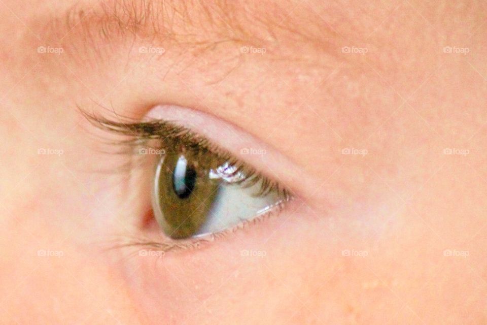 Baby brown eyes
