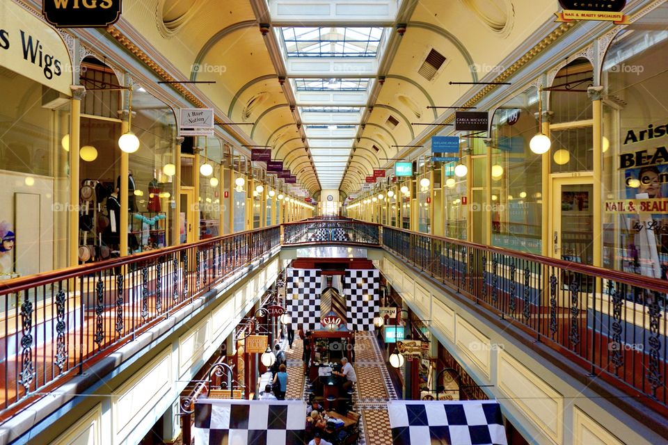 Adelaide Arcade in the heart of Adelaide