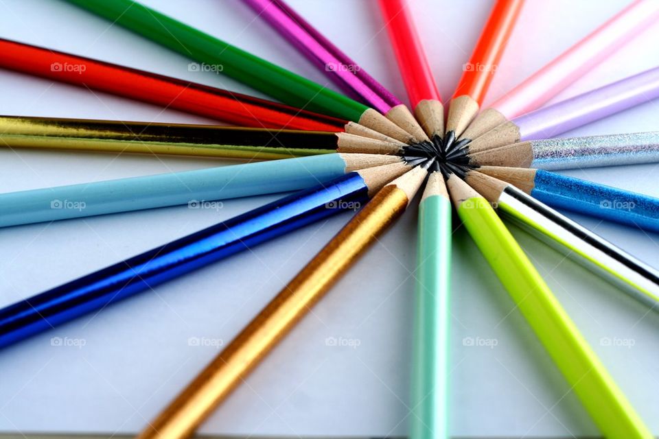 colorful pencils