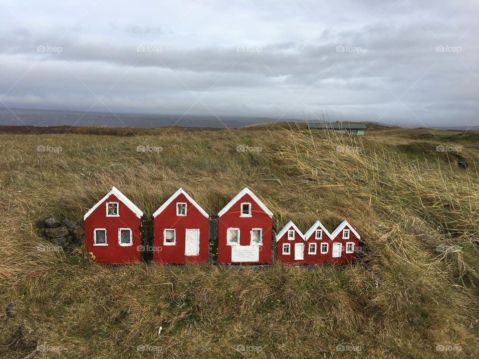 Icelandic elves houses