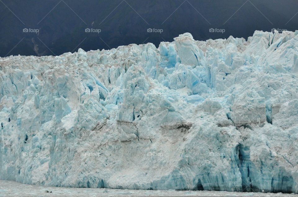 View of the icebergs