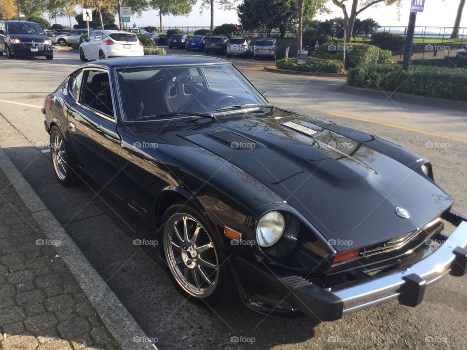 Nissan used to use the name Datsun. This is one of the cars sold under the name Datsun.