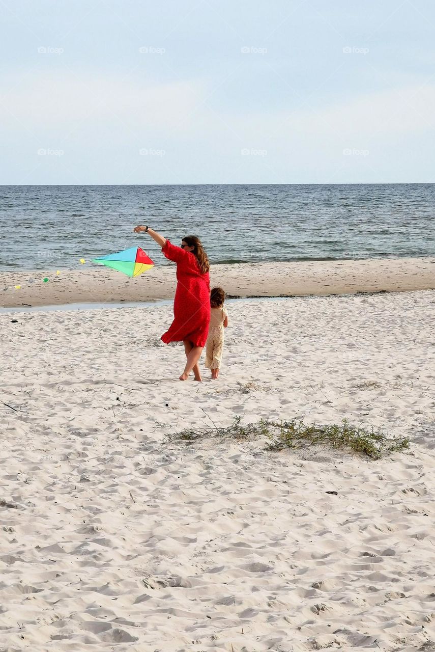 Flying the kite