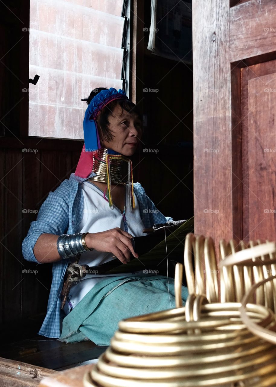 Padaung woman