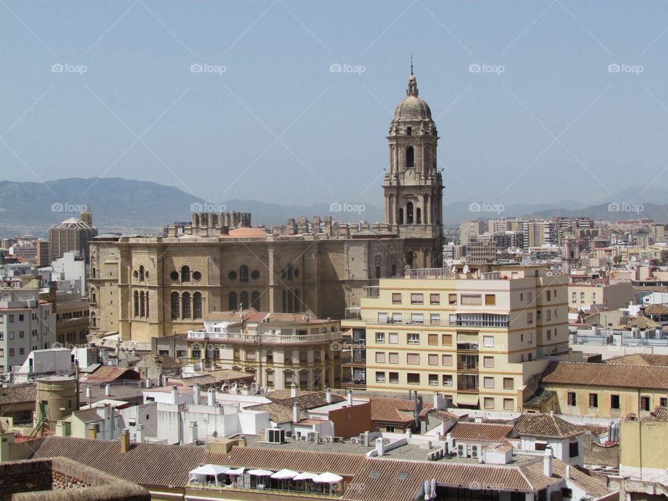 View over Malaga 