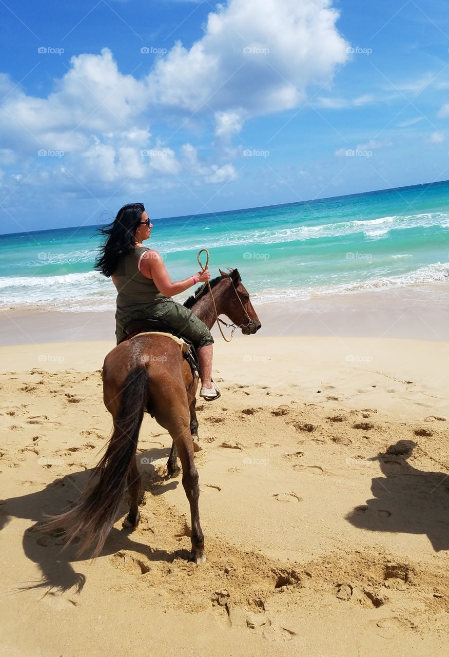 Horseback Riding on Beach