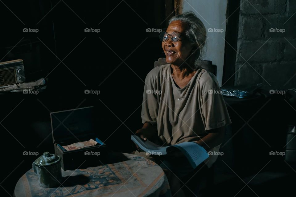 Grandmother's smile