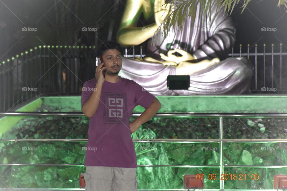 boy with mobile phone