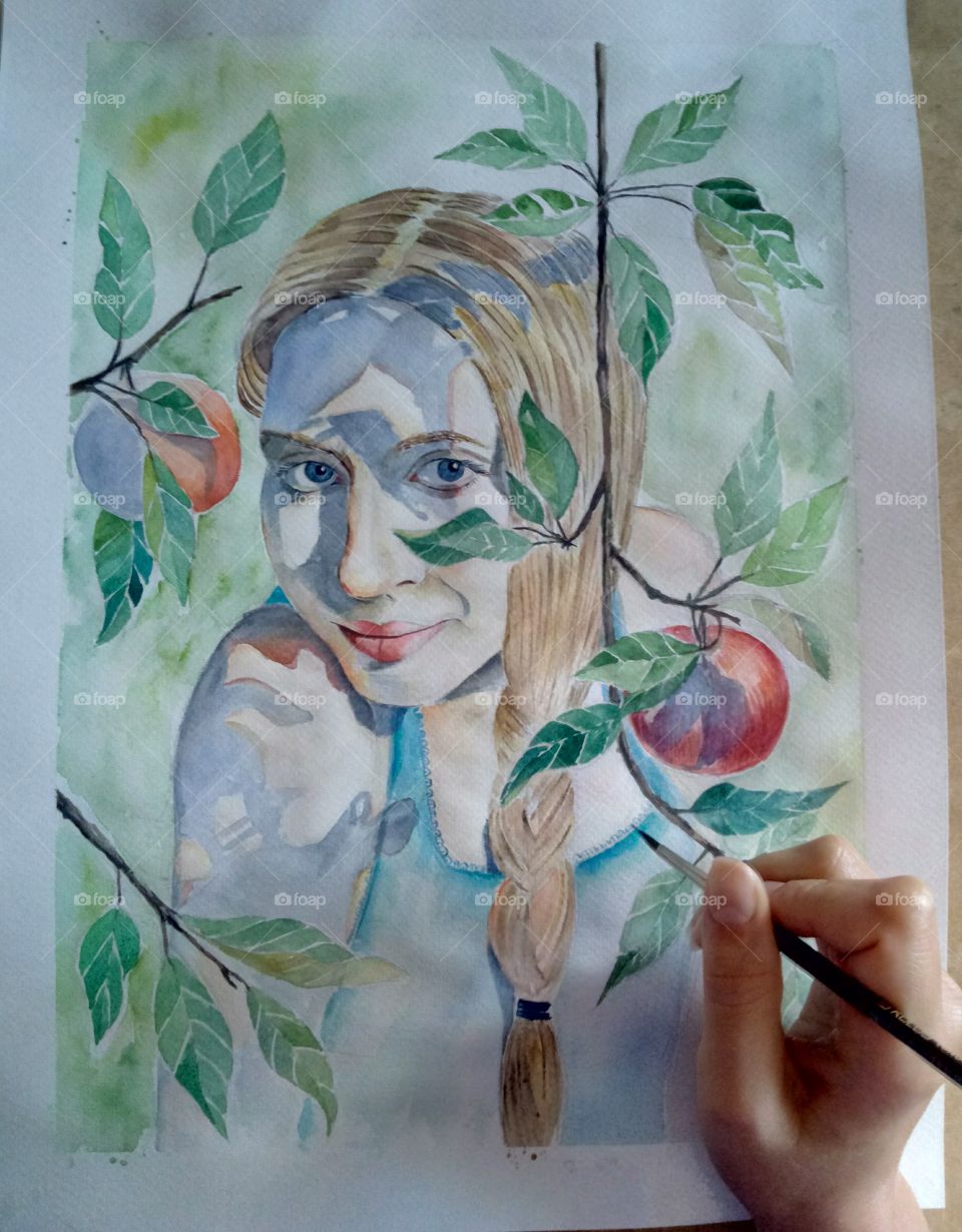 watercolor artwork