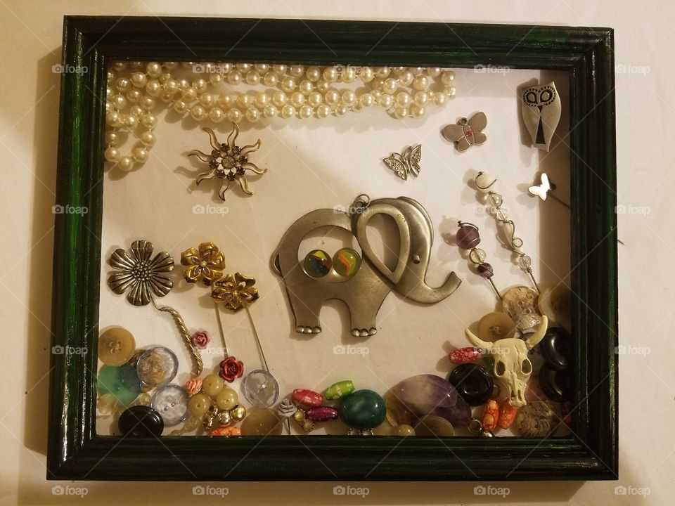 elephant and owl pins