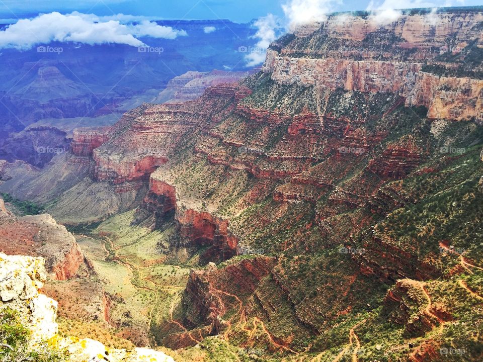 Scenic point at Gran canyon. Scenic point at Gran canyon