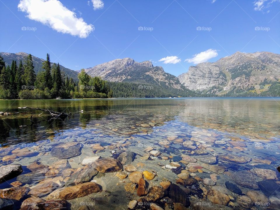 Phelps Lake. Grand Tetons.